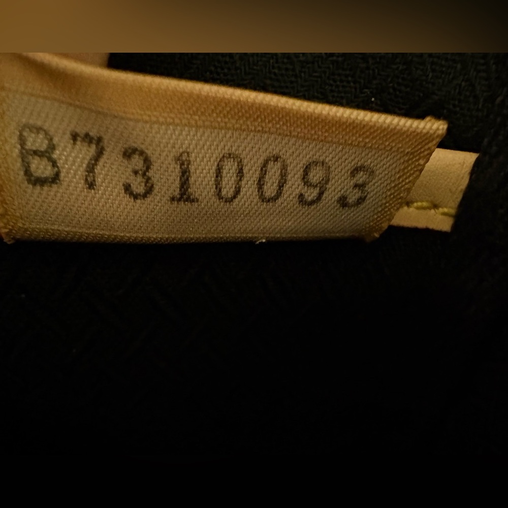 Dooney & Bourke Navy Canvas Crossbody Bag Tan Leather Trim Made in USA - Picture 4 of 9